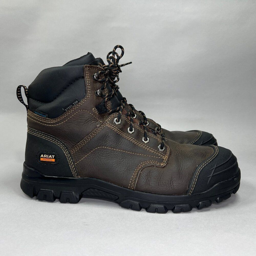 Ariat‎ Men's Size 13 Treadfast 6" Waterproof Steel Toe Work Boots